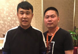 广州双赢平台与明星合影